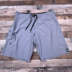 Billabong Mens Board Shorts Platinum X Recycler Grey Size 36 Cargo Pocket Swim